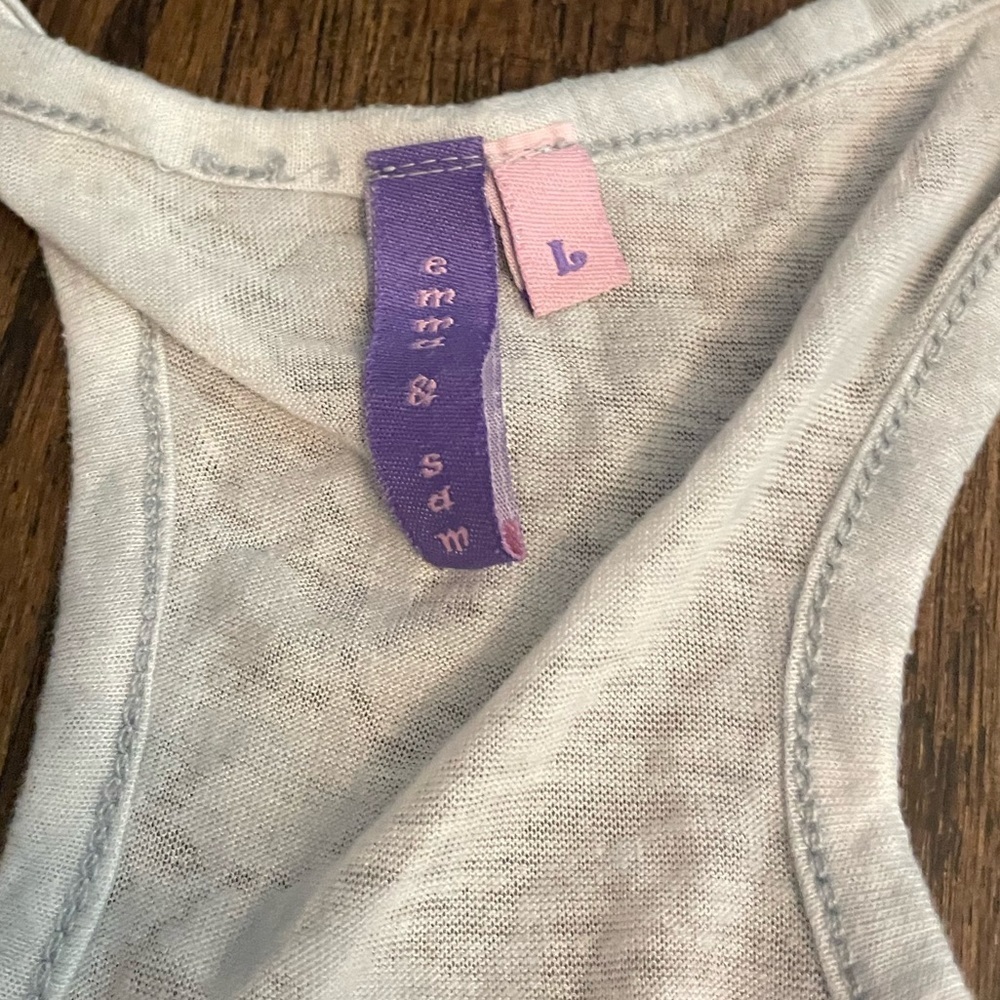 Emma & Sam Racerback tank - large - Picture 2 of 3